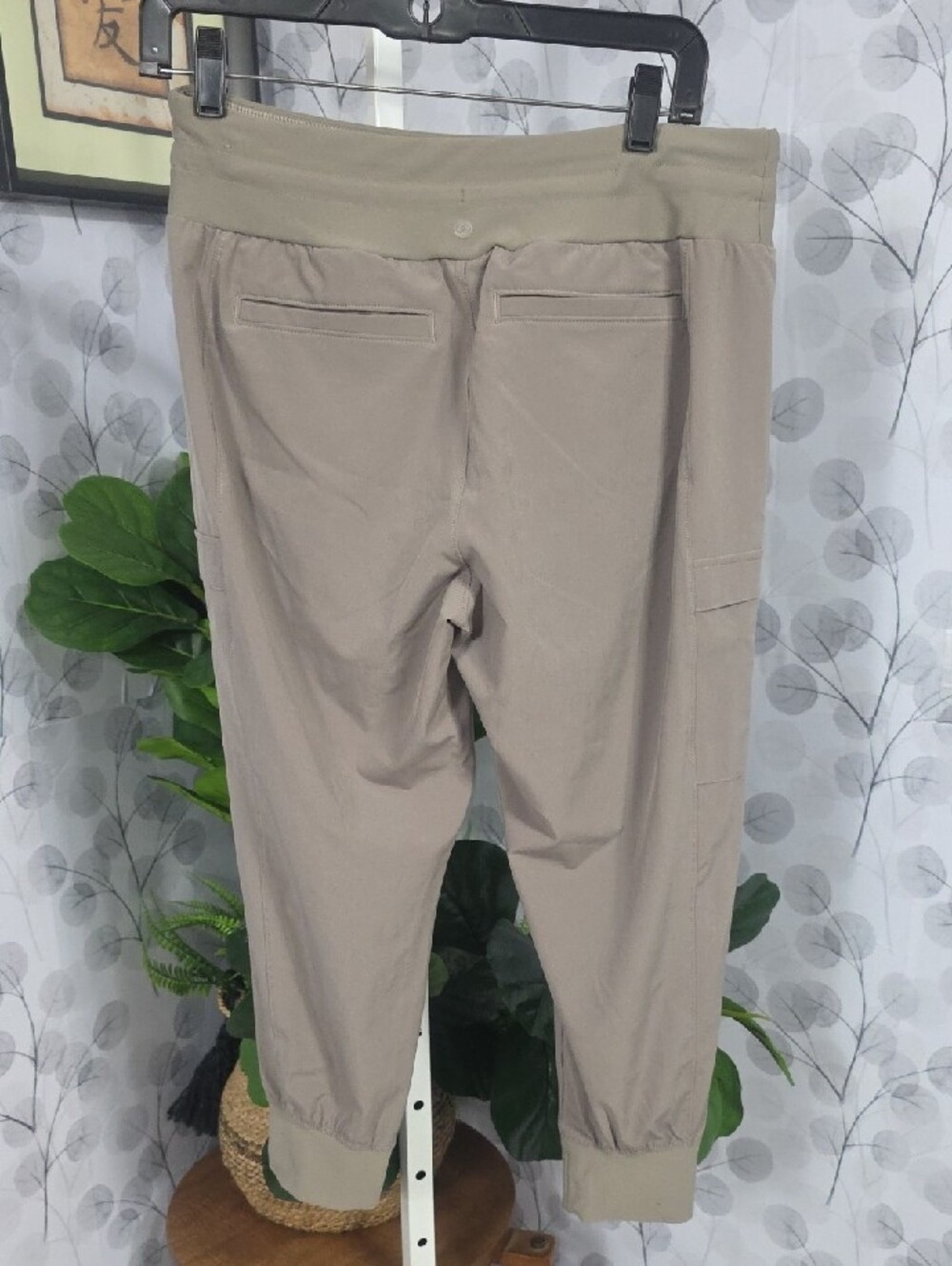 CALIA Taupe Drawstring Jogger Pants - Picture 8 of 10